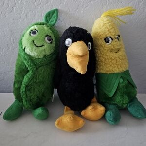 Set of 3 Del Monte "Country Yumkin" stuffed animals